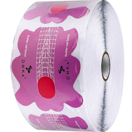 Нижні форми DNKa' Paper Builder nail forms long, 500pcs