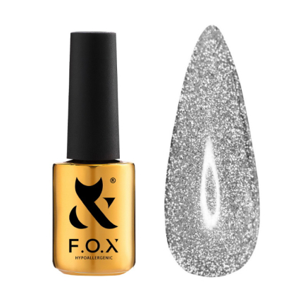 Топ для гель-лака без липкого слоя F.O.X Top Flash светоотражающий. 7 мл (2100994248247)