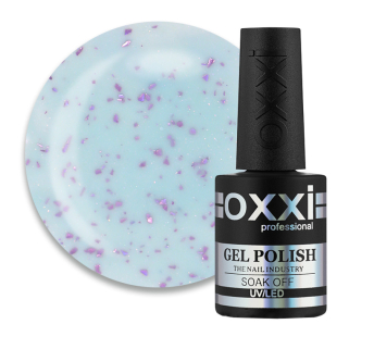 База камуфлирующая Oxxi Professional Lovely Base 006. мятный с розовой поталью и шиммером. 10 мл (2100994295838)