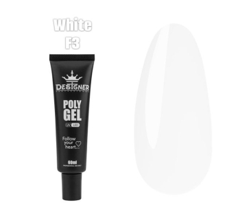 Полігель (60 мл.) Designer F3 White