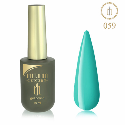 Гель лак MILANO LUXURY 10 мл № 059 (Опаловый зеленый)