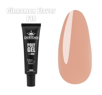 Полігель (60 мл.) Designer F18 Cinnamon Flavor