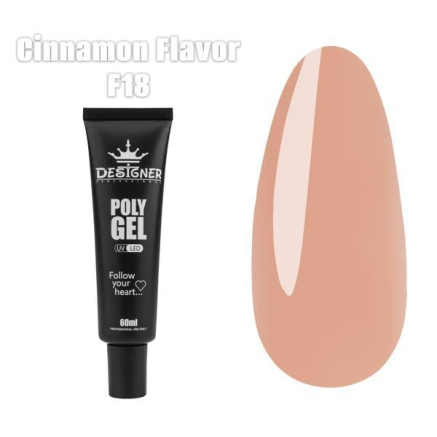 Полігель (60 мл.) Designer F18 Cinnamon Flavor