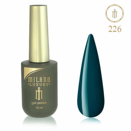Гель лак MILANO LUXURY 10 мл № 226 (Цвет еловой тени)