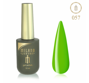 Гель лак MILANO LUXURY 10 мл № 057 (Зелено-лаймовый)