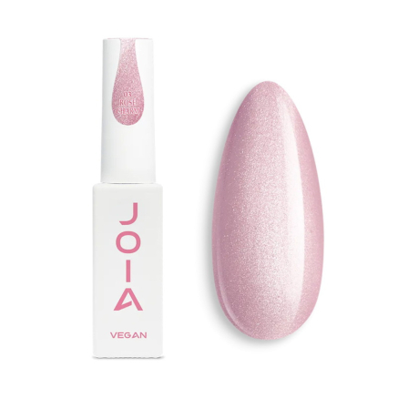 База камуфлирующая для гель-лака JOIA vegan Magic Cat Base 03 Rose Charm розовый с серебряными переливами 8 мл (4820259343040)