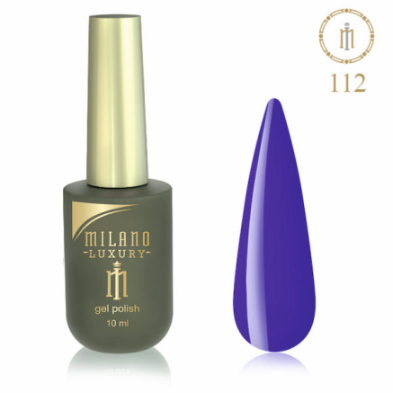 Гель лак MILANO LUXURY 10 мл № 112 (Кобальтовый)