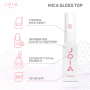Топ для гель-лаку Mica Gloss Top No Wipe, глянцевий, JOIA vegan, 8 мл