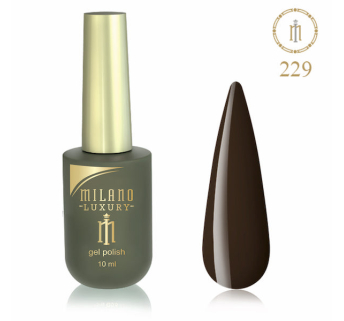 Гель лак MILANO LUXURY 10 мл № 229 (Коричневый олений)