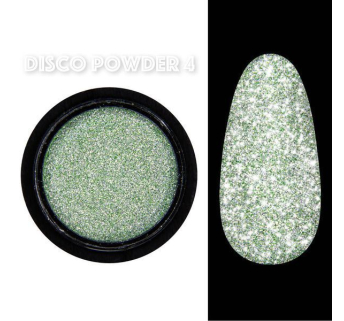 Disco powder №4 - Світловідбивна втирка Designer - Зелена