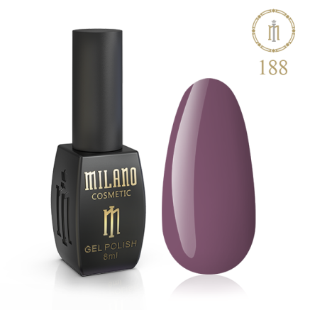 Гель лак MILANO 8 мл № 188 (Кошениль)