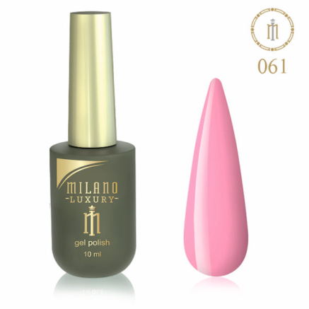 Гель лак MILANO LUXURY 10 мл № 061 (Королевский розовый)