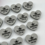 Nail Buff Heart Mini Gray (Сірий) 100/180 грит - Designer баф у формі сердечка
