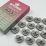 Nail Buff Heart Mini Gray (Сірий) 100/180 грит - Designer баф у формі сердечка