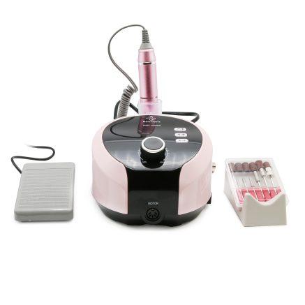 Апарат для манікюру та педикюру BS - 619 Bee Nails, 45000 оборотів 65w, pink