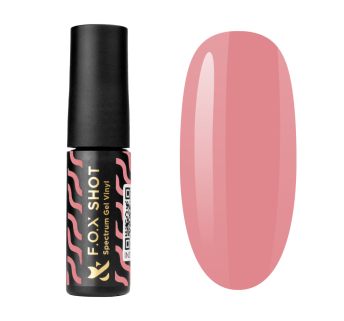 Гель-лак F.O.X Shot Spectrum Gel Vinyl 085 Elena нежный розовый. 5 мл (2100994262243)