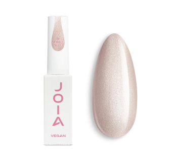 База камуфлирующая для гель-лака JOIA vegan Magic Cat Base 04 Sparkle Nude бежевый с мелким серебряным шиммером 8 мл (4820259343057)