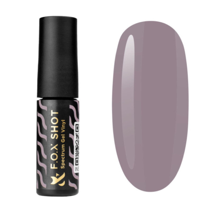 Гель-лак F.O.X Shot Spectrum Gel Vinyl 010 Unbroken сірий тауп. 5 мл (0390136015840)