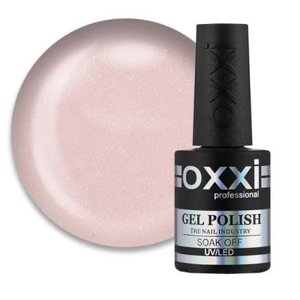 Гель-лак Oxxi Professional 182 ніжний персиково-рожевий з мікроблиском. 10 мл (2000006198709)