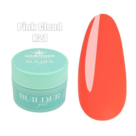 Builder Gel 15 мл., Designer (Моделюючий гель) R21 Pink Cloud