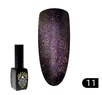 Гель лак котяче око 24D Galactic Global Fashion 8 мл, 11