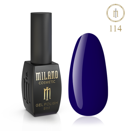 Гель лак MILANO 8 мл № 114 (Сапфир)