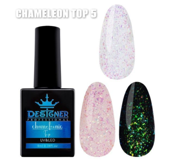 Топове покриття із поталлю №5 - Chameleonic Top Designer, 9 мл.