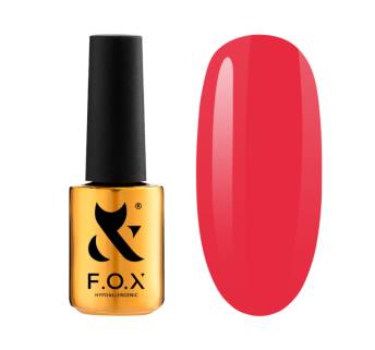 Гель-лак F.O.X Spectrum Gel Vinyl 143 Hot Pink розовый коралл. 7 мл (2100994287246)