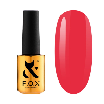 Гель-лак F.O.X Spectrum Gel Vinyl 143 Hot Pink розовый коралл. 7 мл (2100994287246)