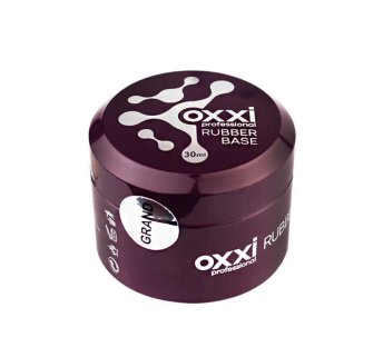 База каучуковая для гель-лака Oxxi Professional Grand Rubber Base Coat в баночке. 30 мл (2000994197029)