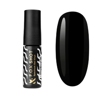 Гель-лак F.O.X Shot Spectrum Gel Vinyl 002 Infinity черный. 5 мл (2100994248933)