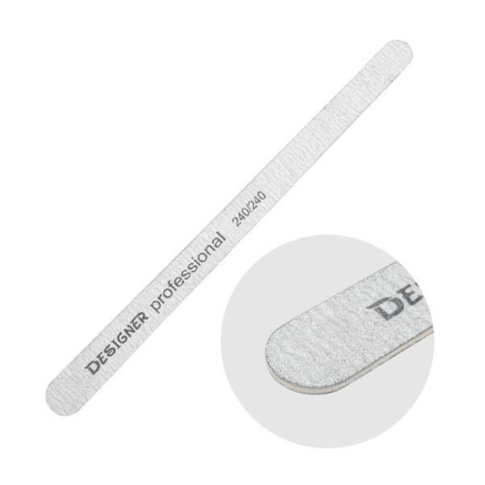 Двостороння пилка 'Крапля' (240/240 гріт.) - Nailfile Designer