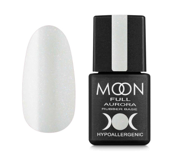 База каучуковая Moon Full Aurora 2003. молочный с мелким шиммером. 8 мл (5905123014871)
