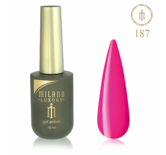 Гель лак MILANO LUXURY 10 мл № 187 (Дикая клубника)