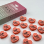 Nail Buff Heart Orange (Помаранчевий) 180/240 грит - Designer баф у формі сердечка