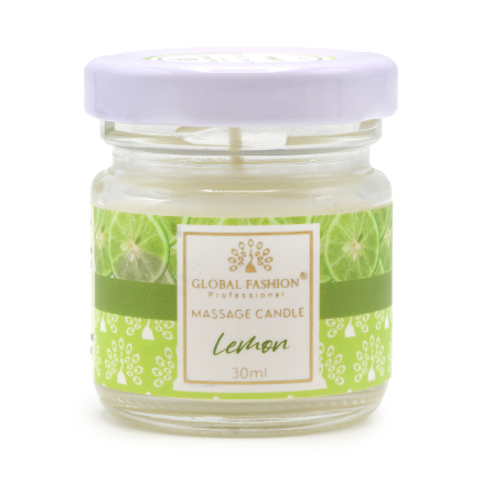 Масажна свічка Global Fashion, 30 ml, Lemon