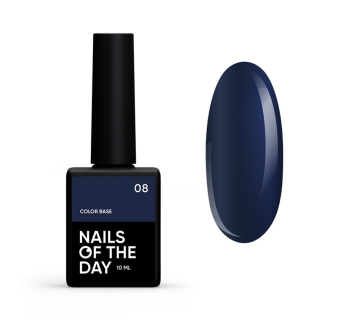 База цветная Nails Of The Day Color Base 08. синий. 10 мл (4825547640467)