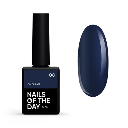 База цветная Nails Of The Day Color Base 08. синий. 10 мл (4825547640467)