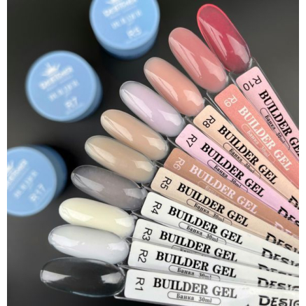 Builder Gel 30 мл., Designer (Моделюючий гель) R1 Clear