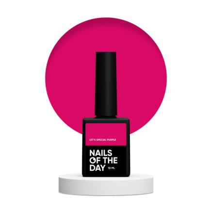 Гель-лак Nails Of The Day Lets Special Purple особливий яскраво-рожевий. 10 мл (4820414288605)
