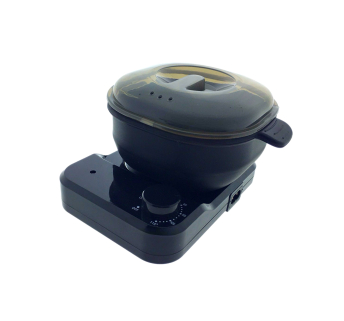 Воскоплав Wax Warmer силикон, с подставкой, чёрный цвет