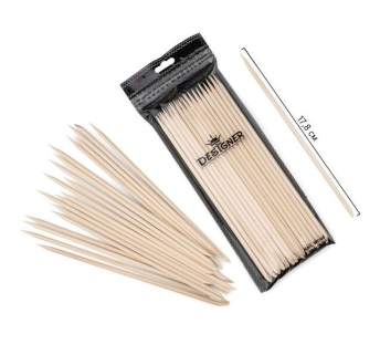 Апельсинові палички 17,8 см, 50 шт. - Nail Wood Designer