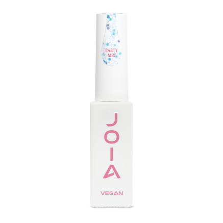 Топ для гель-лаку Party Mix Top No Wipe, глянцевий, JOIA vegan, 8 мл