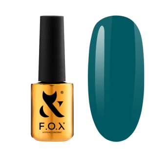 Гель-лак F.O.X Spectrum Gel Vinyl 062 Sound морской темно-бирюзовый. 7 мл (2100994239207)