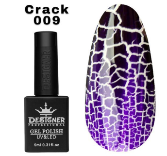 Гель лак Crack effect 009 Designer (9мл.) - з ефектом Кракелюра (утворює декоративні тріщини)