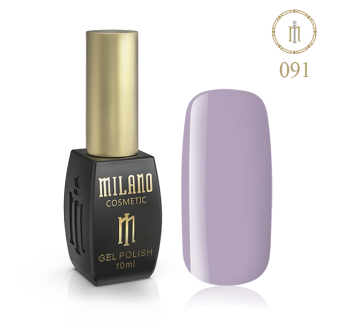 Гель лак MILANO 10ml № 091 (Пурпурно-серый)