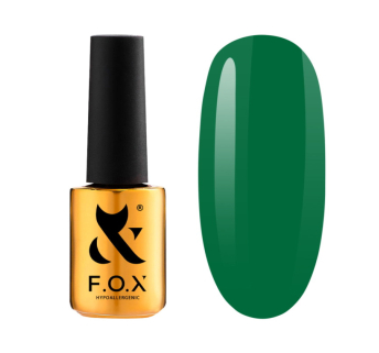 Гель-лак F.O.X Spectrum Gel Vinyl 136 Deep Green насыщенный зеленый. 7 мл (2100994287178)