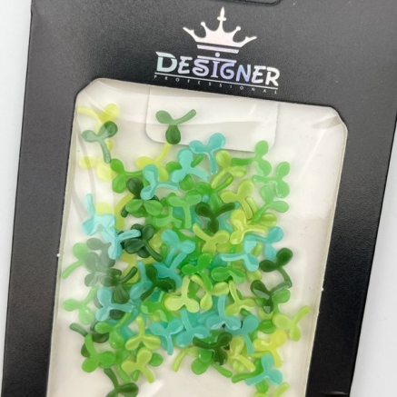 3D декор для об'ємного дизайну нігтів 'Різнокольорові ромашки' Designer - C1