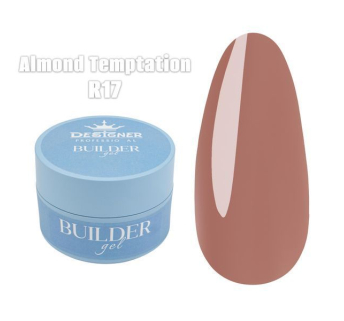 Builder Gel 30 мл., Designer (Моделюючий гель) R17 Almond Temptation