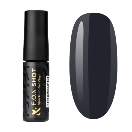 Гель-лак F.O.X Shot Spectrum Gel Vinyl 104 Frida синий графит. 5 мл (2100994262441)